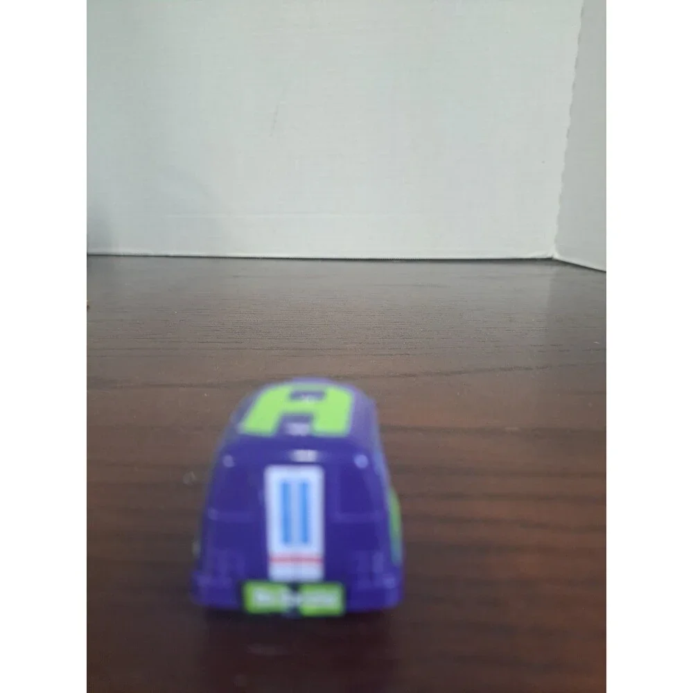Vintage San Ren Hang Purple Fire Truck Pull Back Racer